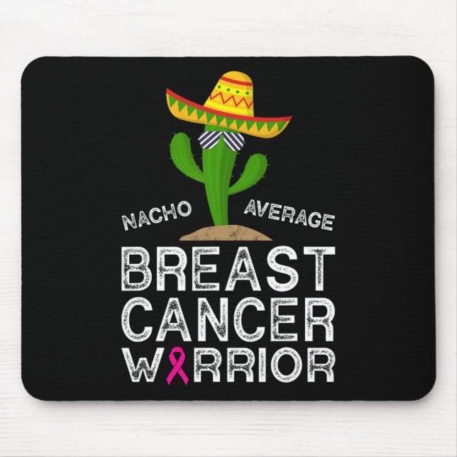 Cancer Fighting Support Funny Cancer Fighter Warri Mouse Mat (Front)
