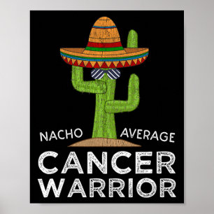 Cancer Fighting Support Funny Cancer Fighter Warri Poster
