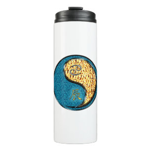 Cancer & Fire Dragon Thermal Tumbler