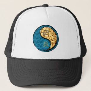 Cancer & Fire Dragon Trucker Hat