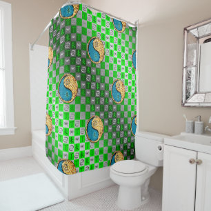 Cancer & Fire Goat Shower Curtain