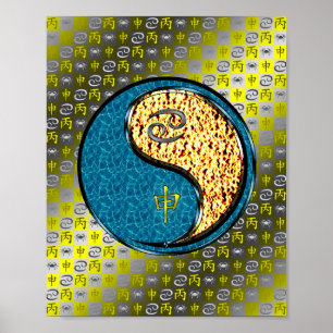 Cancer & Fire Monkey Poster