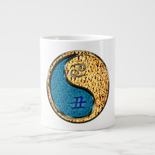Cancer & Fire Ox Large Coffee Mug