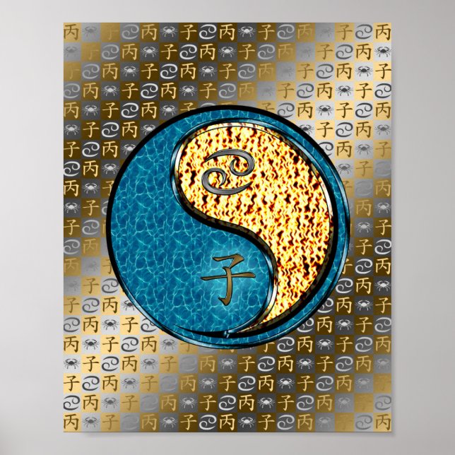 Cancer & Fire Rat Poster (Front)