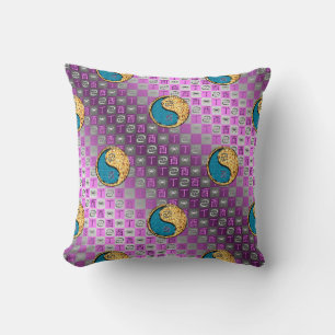 Cancer & Fire Rooster Cushion