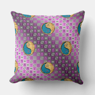 Cancer & Fire Rooster Cushion