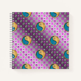 Cancer & Fire Rooster Notebook