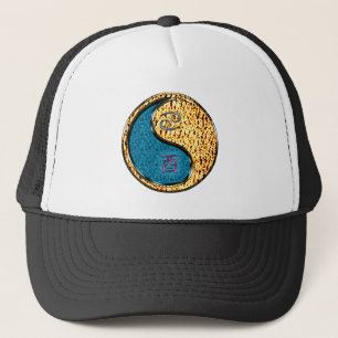 Cancer & Fire Rooster Trucker Hat
