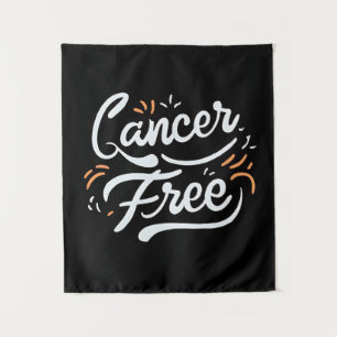 cancer free breast cancer awareness tapestry