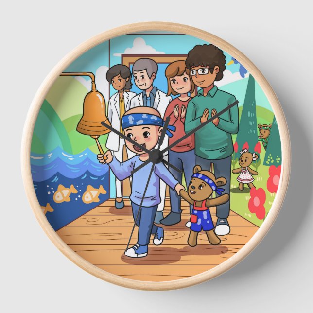 Cancer Free Survivor Wall Clock (Front)