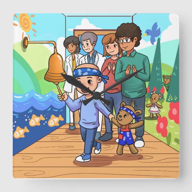 Cancer Free Survivor Wall Clock (Front)