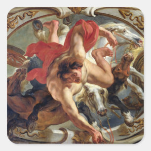 Cancer, from the Signs of the Zodiac Square Sticker