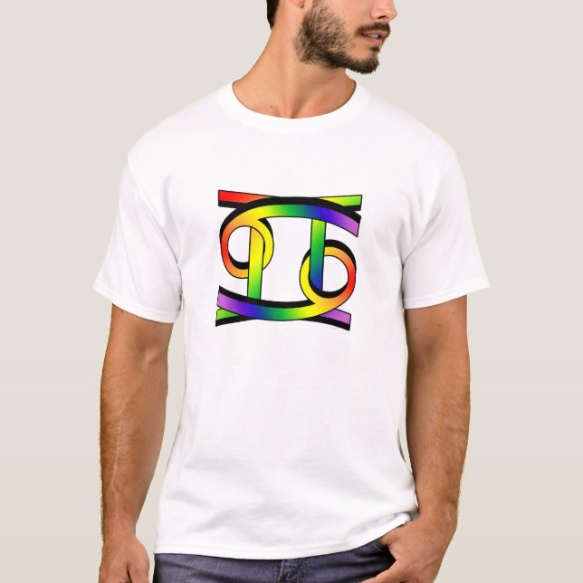 Cancer & Gemini GLBT T-Shirt (Front)