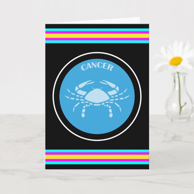 Cancer Greeting Card (Small Plant)