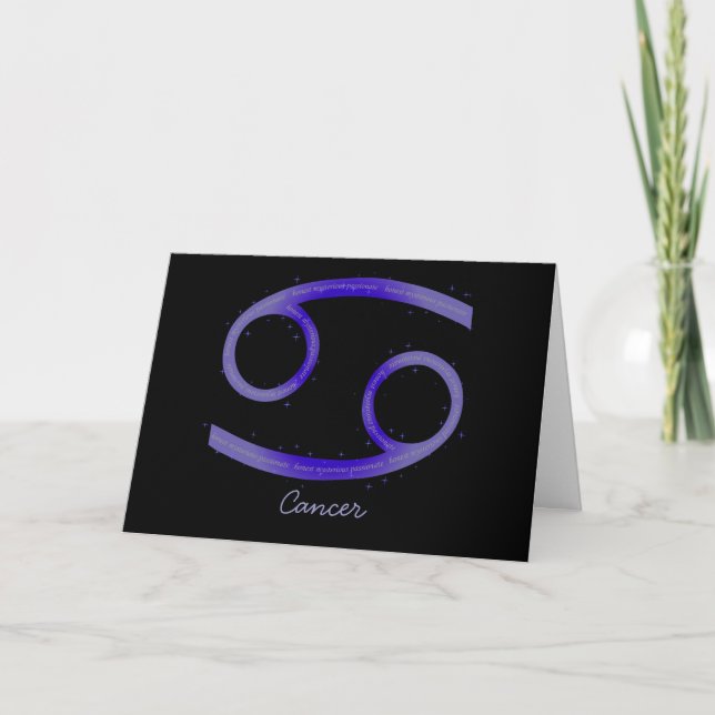 Cancer Greeting Card- Blank Card (Front)