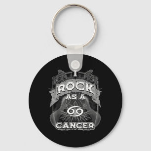Cancer Guitar Rock As A Cancer Zodiac Sign Music Key Ring