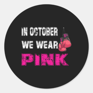 Cancer Halloween Classic Round Sticker
