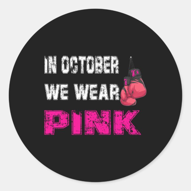 Cancer Halloween  Classic Round Sticker (Front)