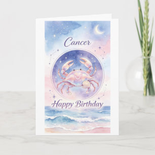 Cancer happy birthday card