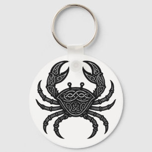 Cancer — Haunted Ink Zodiac Crab Key Ring