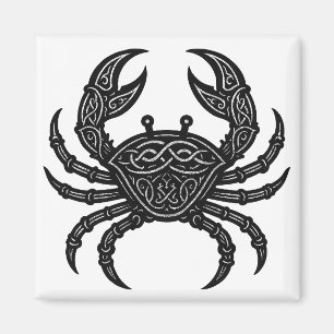 Cancer — Haunted Ink Zodiac Crab Magnet