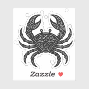Cancer — Haunted Ink Zodiac Crab T‑Shirt