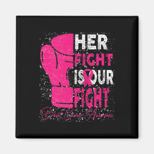 Cancer Her Fight Is Our Fight Breast Cancer Awaren Magnet