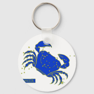 Cancer Horoscope Key Ring