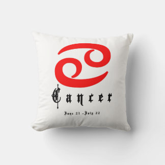 Cancer, Horoscope, zodiac, astrology Cushion