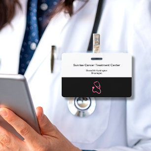 Cancer Hospital Oncologist Medical Name ID ID Badge