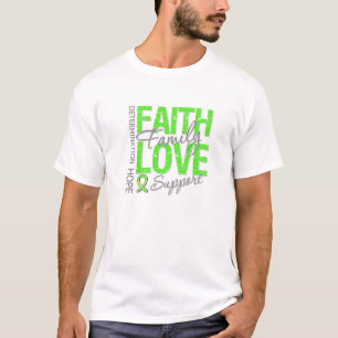 Cancer Inspiring Slogan Collage Lymphoma T-Shirt