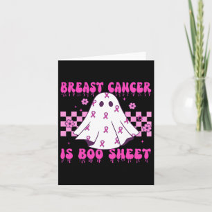 Cancer Is Boo Sheet Halloween Card