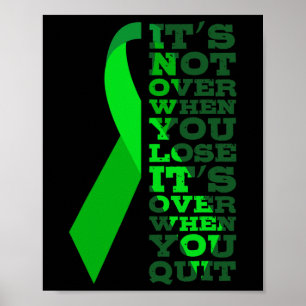 Cancer Its Not Over When You Lose Its Over When Yo Poster