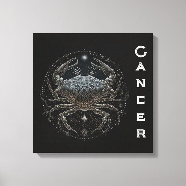 Cancer—June 21-July 22  Canvas Print (Front)
