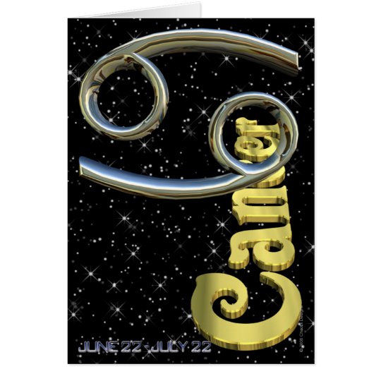 Cancer - June 22 to July 22 Card