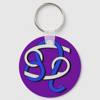 Cancer & Leo GyB Key Ring