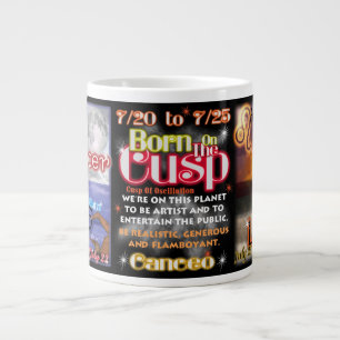Cancer Leo zodiac cusp Jumbo Mug 7/20 to 7/25