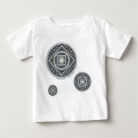 Cancer Mandala Kid's and Baby Light Shirt