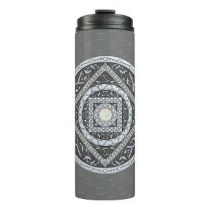 Cancer Mandala Thermal Tumbler