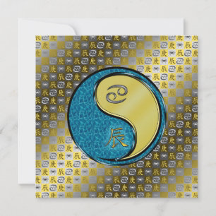 Cancer & Metal Dragon Card