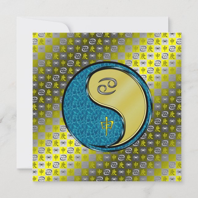 Cancer & Metal Monkey Card (Front)