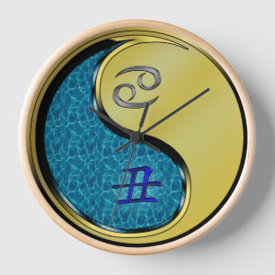 Cancer & Metal Ox Clock