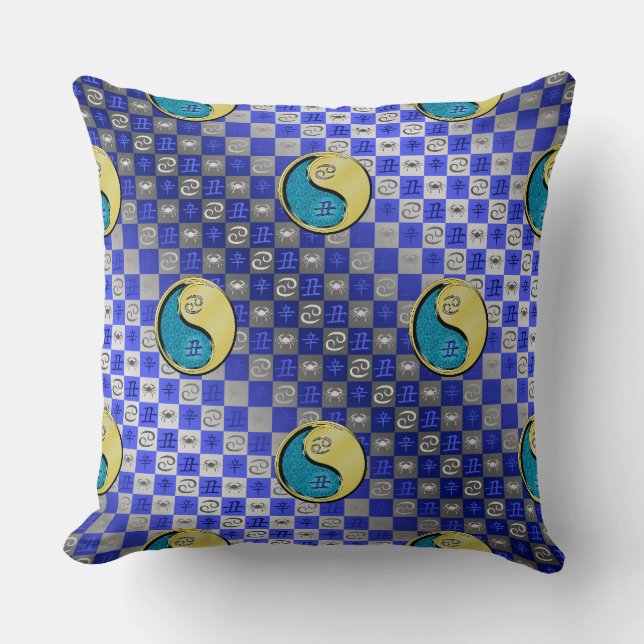 Cancer & Metal Ox Cushion (Front)