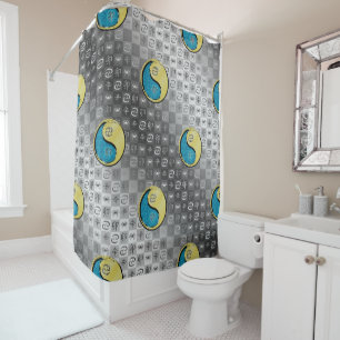 Cancer & Metal Rabbit Shower Curtain