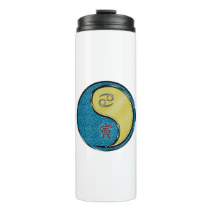Cancer & Metal Tiger Thermal Tumbler