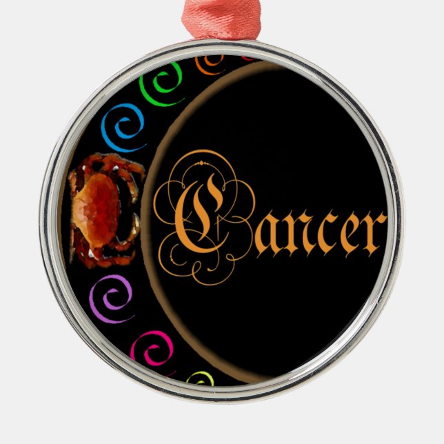 Cancer Metal Tree Decoration (Front)