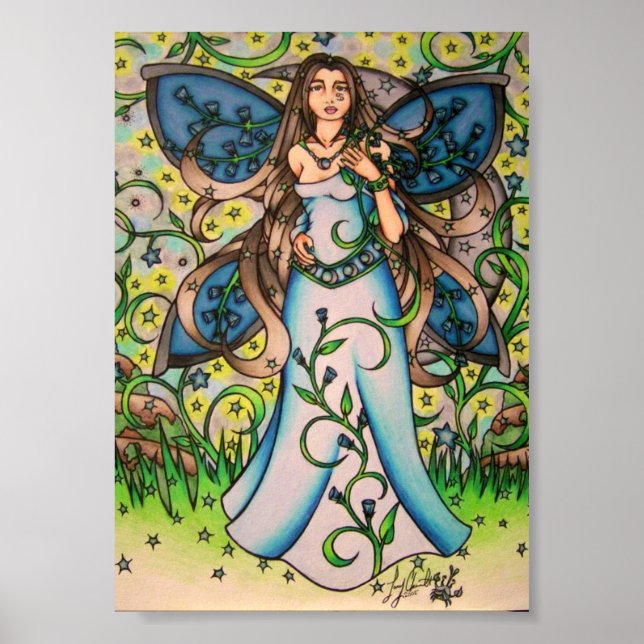 Cancer MoonChild Fairy Goddess                     Poster (Front)
