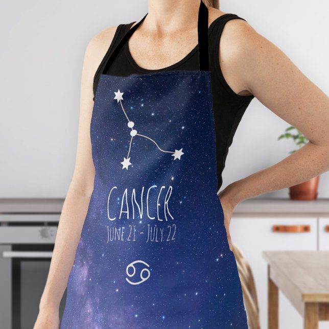 Cancer | Personalised Zodiac Constellation Apron (Creator Uploaded)