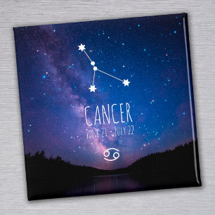 Cancer Personalised Zodiac Constellation Magnet