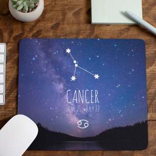 Cancer   Personalized Zodiac Constellation Mouse Mat